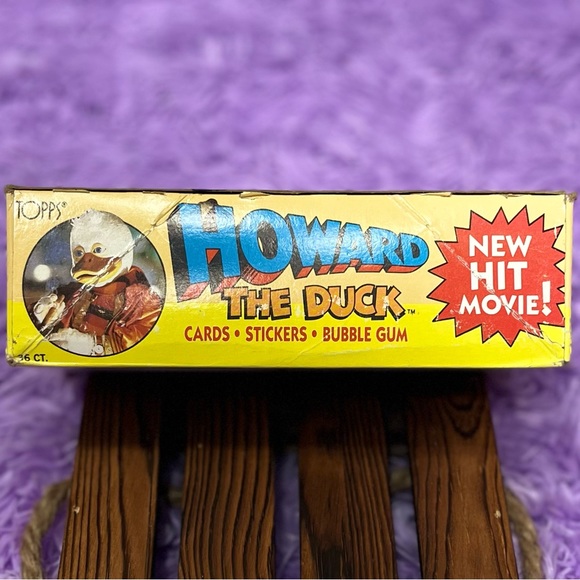 1986 TOPPS Howard The Duck Empty Card Box - Picture 6 of 8